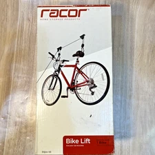 Racor Bike Storage Lift Ceiling Mount Hanging Hoist, Holds up to 50 lbs NOB