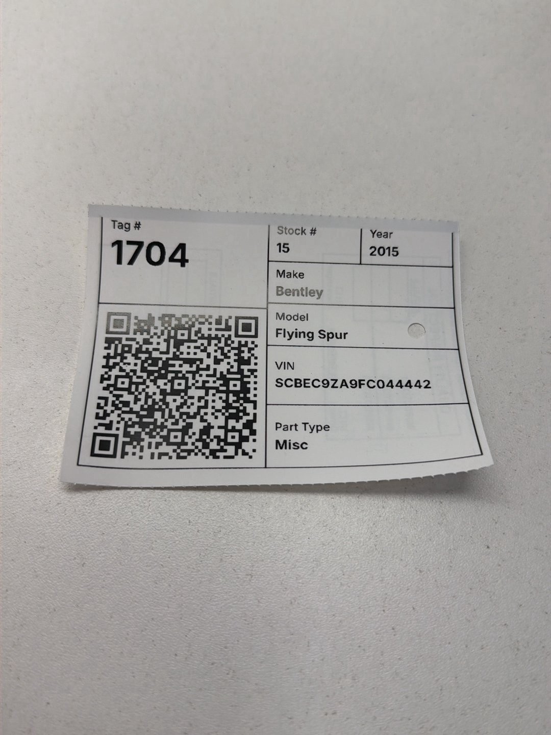Bentley Flying Spur 2014-2018 Sunroof glass