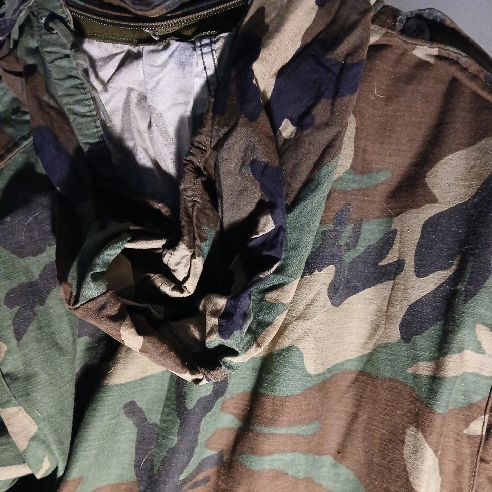 Brandit Puffer Coat Army Jacket Mens Camping Hooded Hunting Tactical Camo - Image 3 of 4