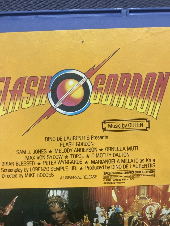 Flash Gordon Ced видео диск 1980 Queen Max фон Сидоу тополь Алекс Рэймонд - Изображение 4 из 4