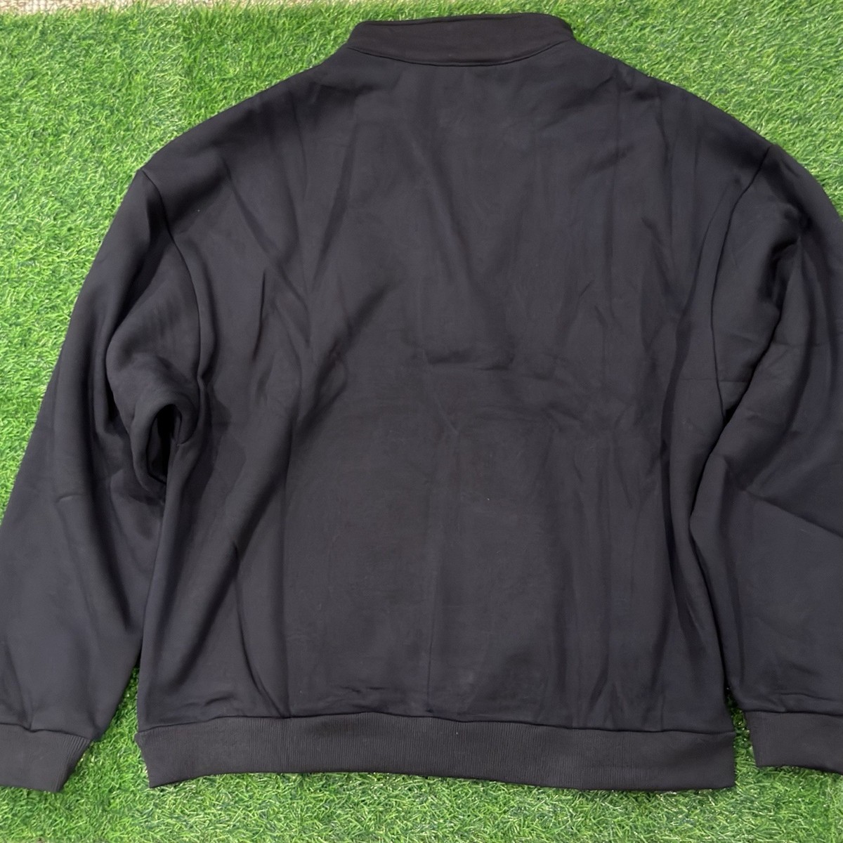 ALO Black 1/2 Zip Neck Pullover Sweatshirt Men's Long Sleeve M | eBay