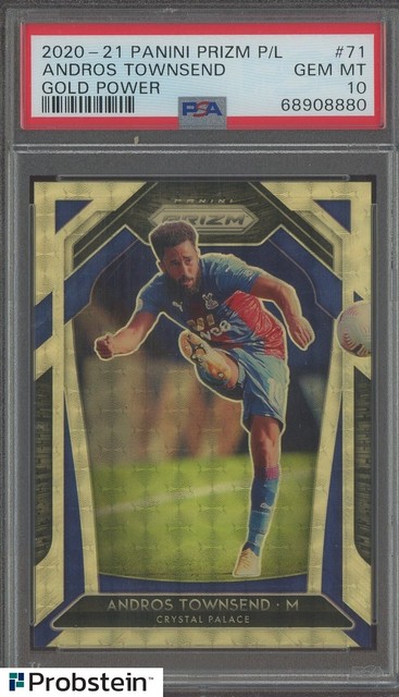 2020-21 Panini Gold Power Prizm PL Soccer #71 Andros Townsend 4/5 PSA 10
