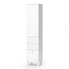 Badschrank Vicco Sola 40.2 x 192.4 cm mit Tür und Schubladen