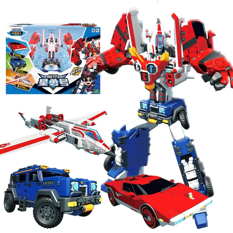 Tobot V Galaxy Detective Transform Robot - King Titan 3-in-1 Mecha Car Toy - Image 2 of 4