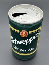 Schweppes Ginger Ale Can 330ml 1986 Empty Soda Pop Vintage Spanish writing