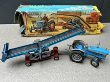 Corgi Gift Set 47 Working Conveyor on Trailer Ford Super Tractor vintage Boxed 