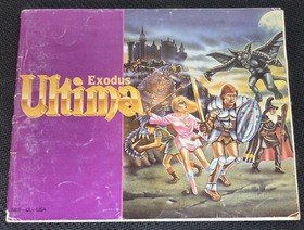 Ultima Exodus (Nintendo NES) w/Manual, Box