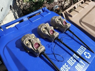 Halloween Head Props Each is 17 Tall Free Shipping 