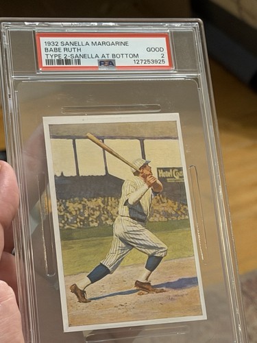 1932 Sanella Babe Ruth PSA 2 Good