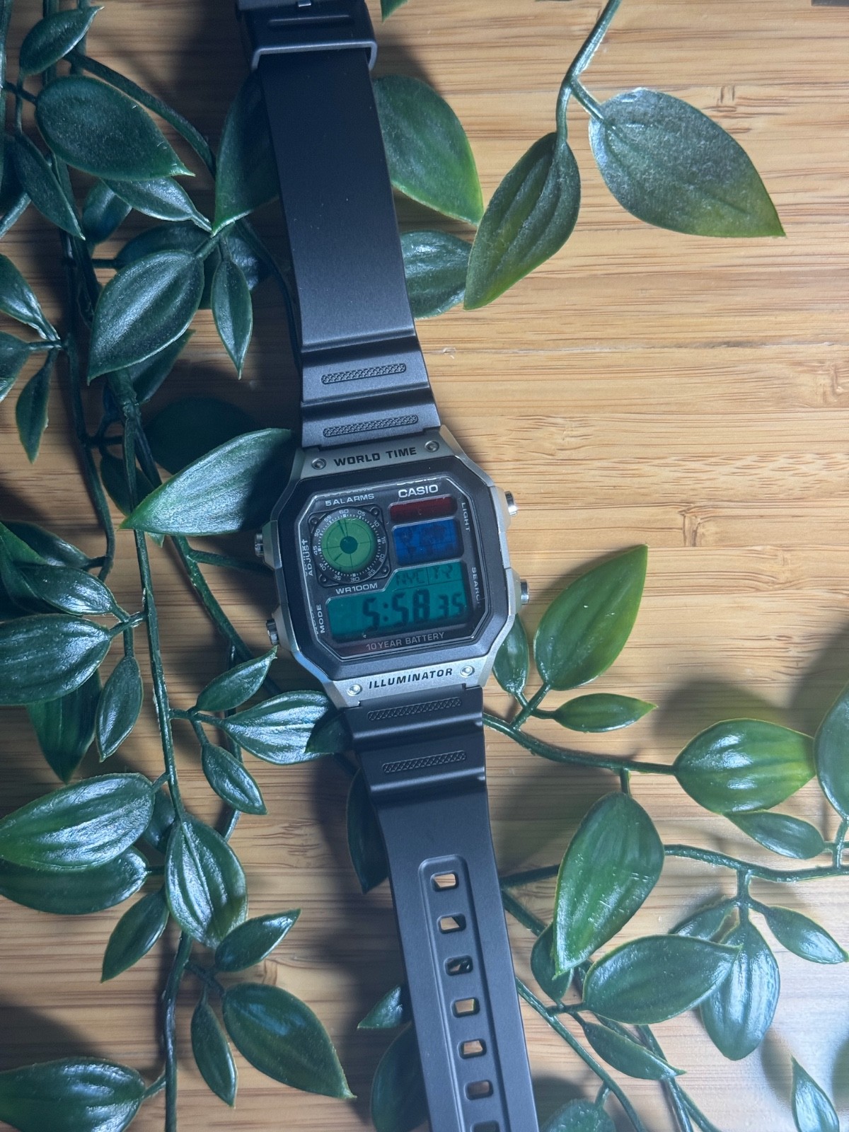 Custom Casio AE1200 'Primary Pulse'
