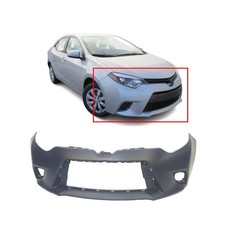 Bumper Cover For 2014-2016 Toyota Corolla Base Ce C Le L 5211903904 Front Primed Bumper Cover For 2014-2016 Toyota Corolla Base Ce C Le L 5211903904 Front Primed