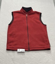 Timberland men’s Red full zip 100% polyester Gilet body warmer size medium