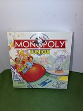 Vintage ‘Monopoly Junior’ Board Game Parker Brothers Hasbro 1999. Factory Sealed