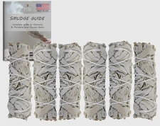 White Sage Smudge Sticks 4 Inch | Organic White Sage Smudging Wands | Bulk