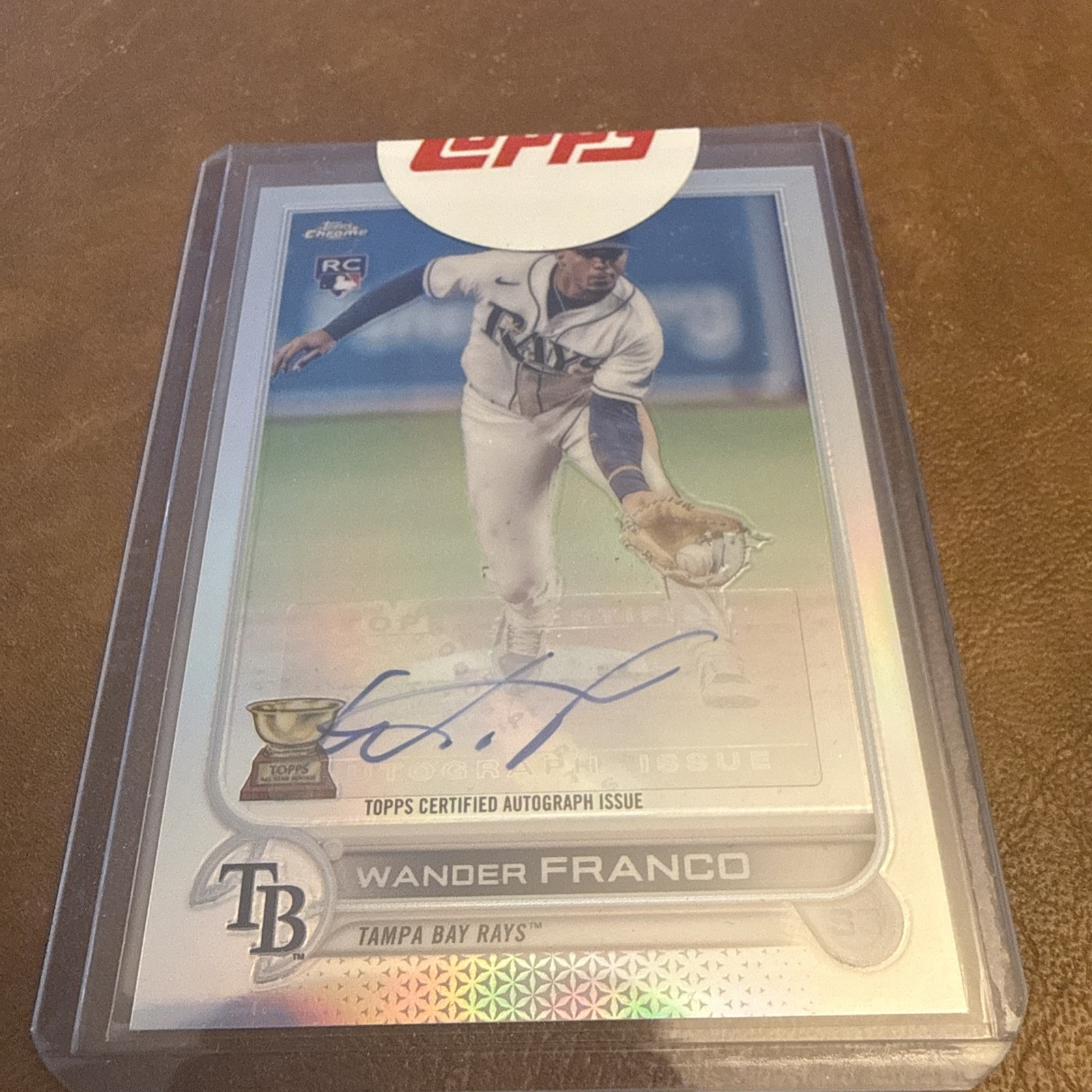 Wander Franco 2022 Topps Chrome Update Rookie Auto Autograph AC-WF