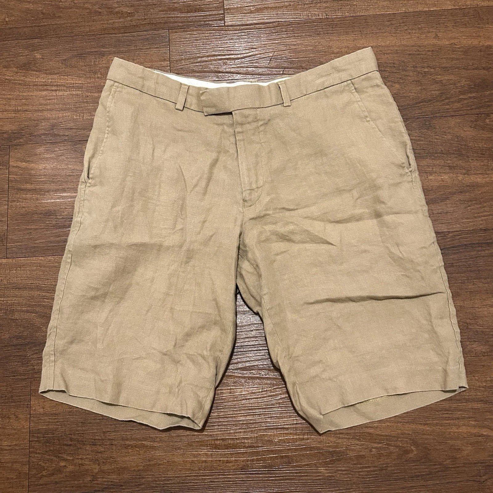 Murano Baird McNutt Linen Shorts Beige Brown Men’s Size 34 100% Linen 10” Inseam
Opens in a new wind