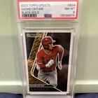 2023 Topps Update Black Gold Shohei Ohtani #BG-4 PSA 8 Angels MLB