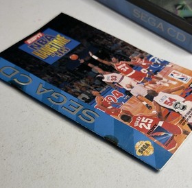 ESPN NBA Hangtime '95 (Sega CD, 1994) CIB, Reg. Card, Tested