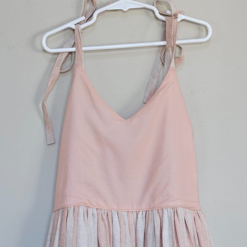 Well Dressed Wolf 12 NWT Sweetheart Collection Natural Peach Dress LA1-206 - Picture 3 of 5
