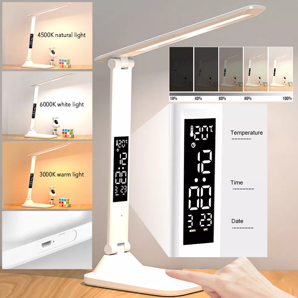 Lamp with clock and usb port deals