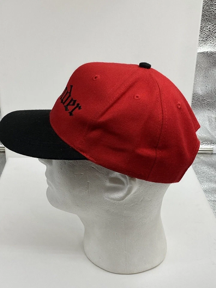 Thunder Trucks Sombrero de Skateboarding OS Snapback Rojo Negro Malvado Otto Gorra de Patinador Años 90 Foto 2 de 4