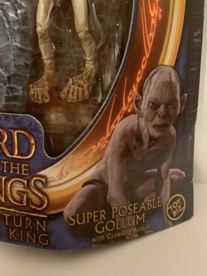 Figura de acción El Señor de los Anillos Gollum Super Posable Toy Biz 2003 Foto 4 de 4