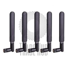 TRADE HUB- WIFI WHIP RUBBER DUCK MOV ANTENNA FREQ. 2.4 & 5.8 GHZ 3DBI (5 PCs)