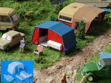 RAILNSCALE N2276 - Anhänger IFA Camptourist CT 5-3 Klappfix - Spur N - NEU