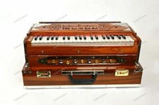 New Portable 3.5 Octave 9 Stopper Calcutta Style Harmonium Baja With Bag