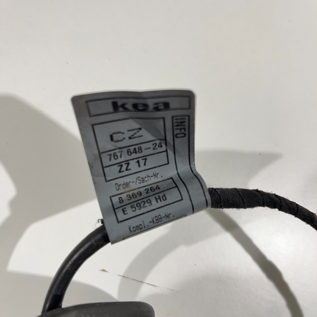 BMW OEM EURO E39 BONNET HOOD WASHER JET WIRING LOOM HEATED 8369262 