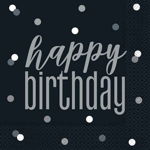 Black 18th & Happy Birthday Decorations Party Bunting Banner Silver Balloons age - Picture 23 of 27