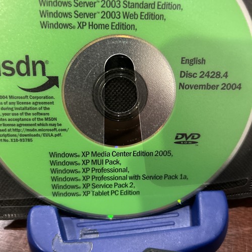 BRAND NEW MSDN Microsoft Windows VPC, 2003 Ent/MUI/Std/Web/Xp home/Pro/Etc DVD - Picture 3 of 3