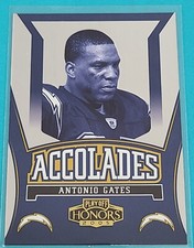 2005  Playoff Honors Accolades  /699 #A-2 Antonio Gates   Football Card D1