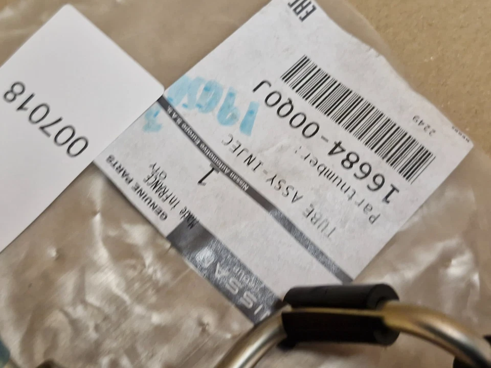 Nissan Qashqai J11 RHD Injection 5 Tube 2018-on EUR6DTS 16684-00Q0J Genuine NEW - Image 3 of 4