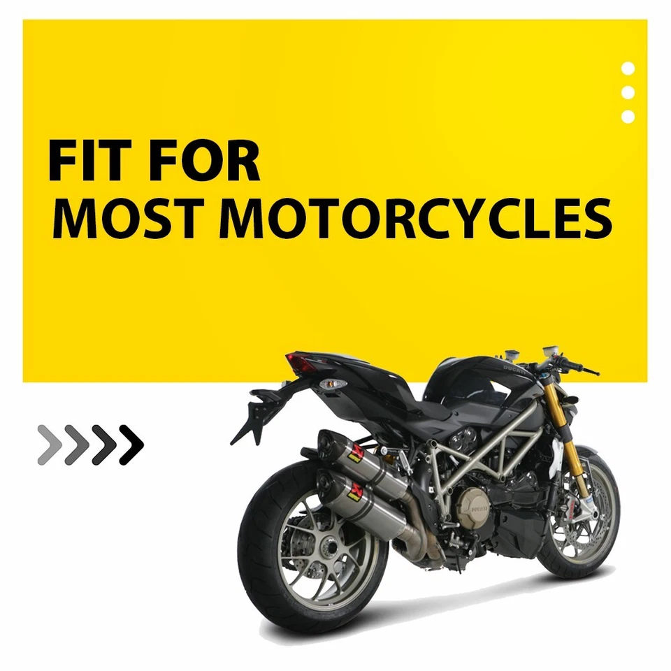 Universal Smoke Motorcycle Extension Windshield Spoiler Deflector For Yamaha BMW - Image 4 of 4