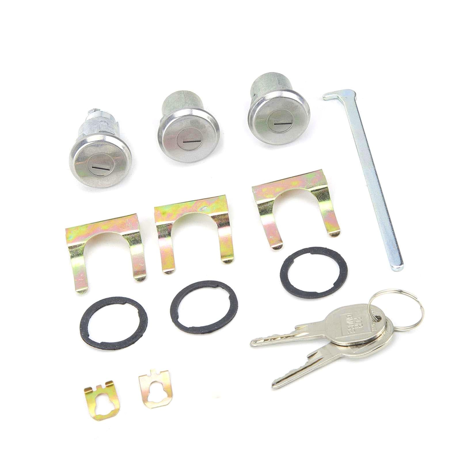 for Chevrolet Camaro Door Lock Cylinder and Key Set Replacement Parts