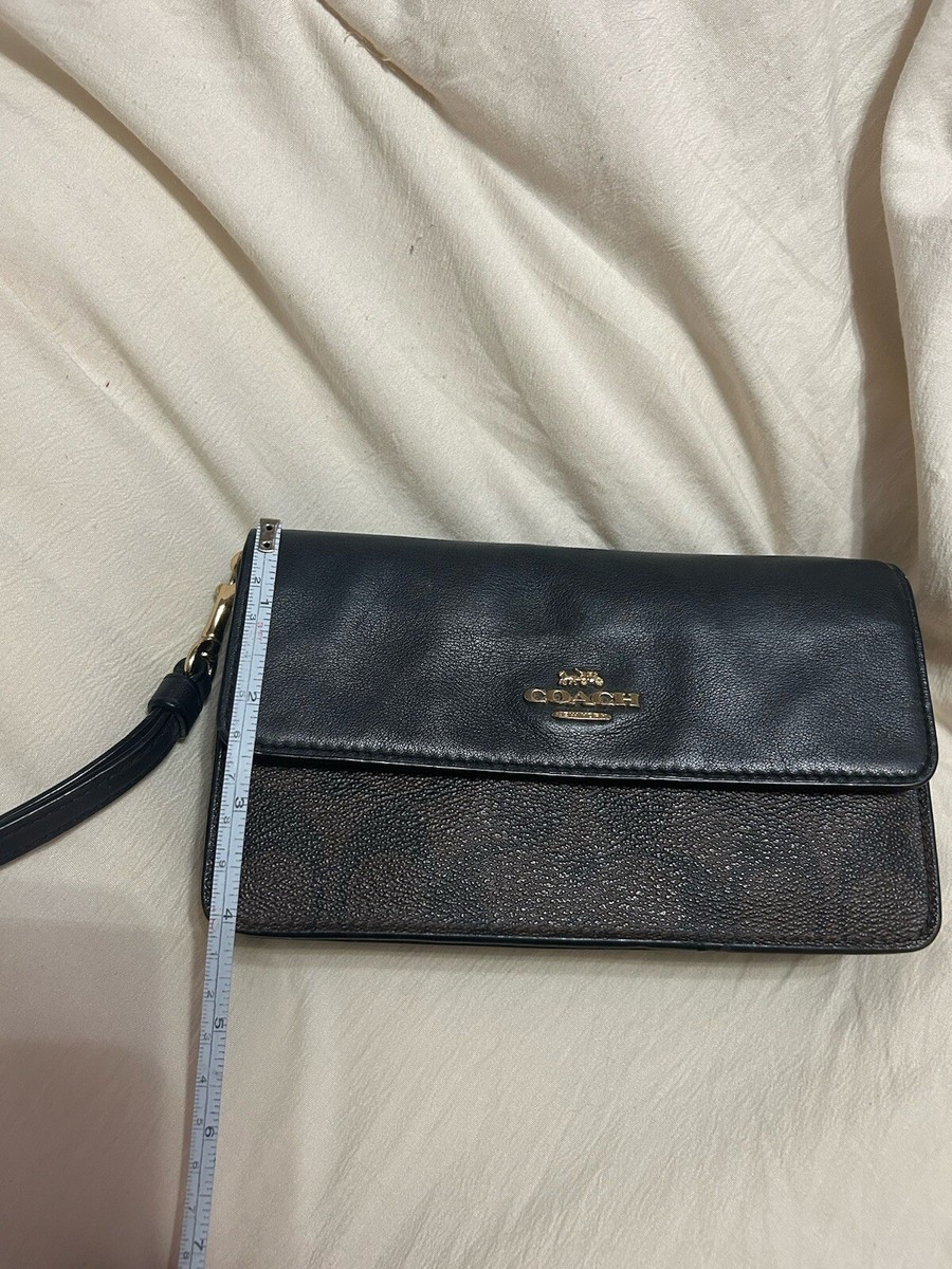 Coach wristlet double zip View 6