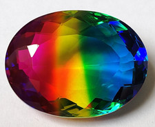 AAA Large Bi-Color Tourmaline 86.50 Ct. Oval Cut Gemstone Gift for Women/Her