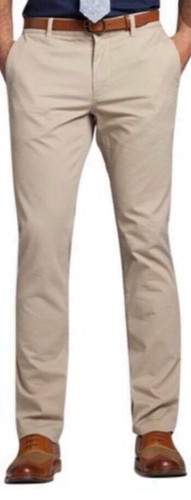 Mens Chino Trousers Slim Fit Stretch 