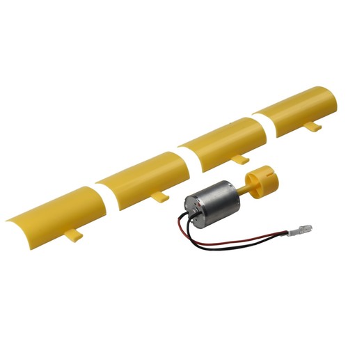 DIY Mini Windkraftanlage Modellbausatz mit verstellbarem Drehwinkel und LED-Lich - Bild 11 von 12