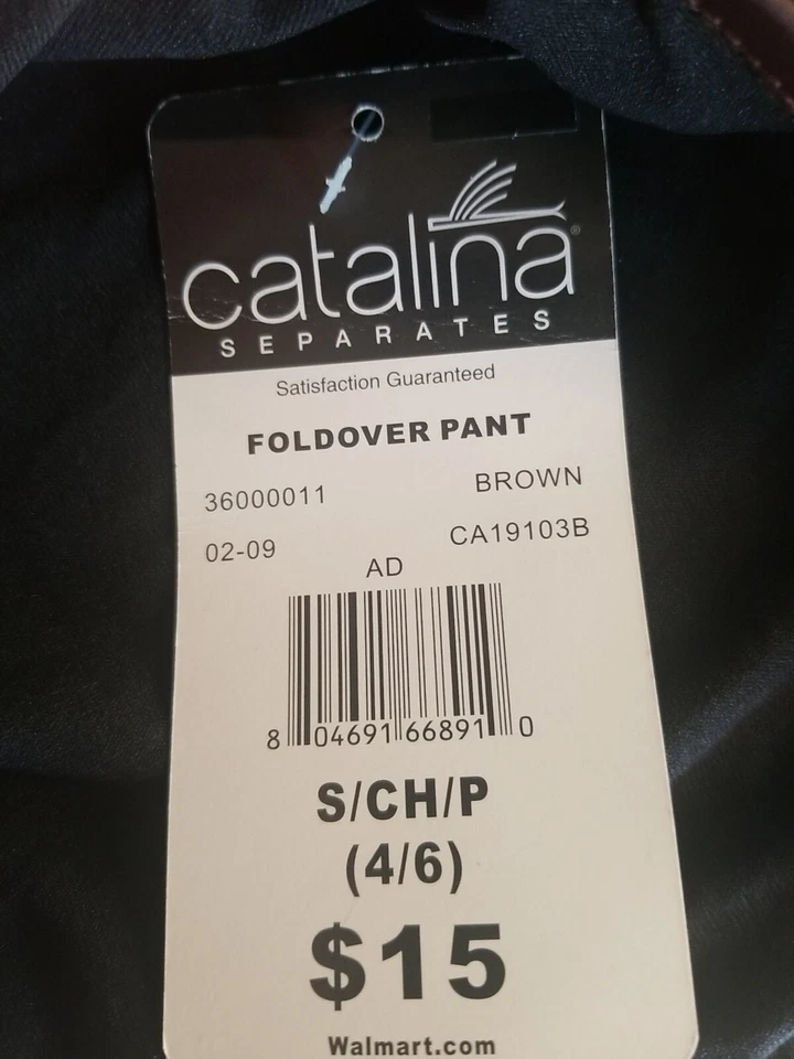 Новый Catalina бикини низ размер S маленький 4/6 цветочный плавать коричневый бежевый кремовый новый с Ярлыками - Изображение 3 из 4