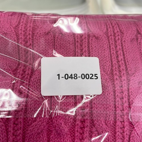 St. John's Bay Womens Pink Cable Knit Long Sleeve Ribbed Pullover Sweater Size S - Picture 11 of 11