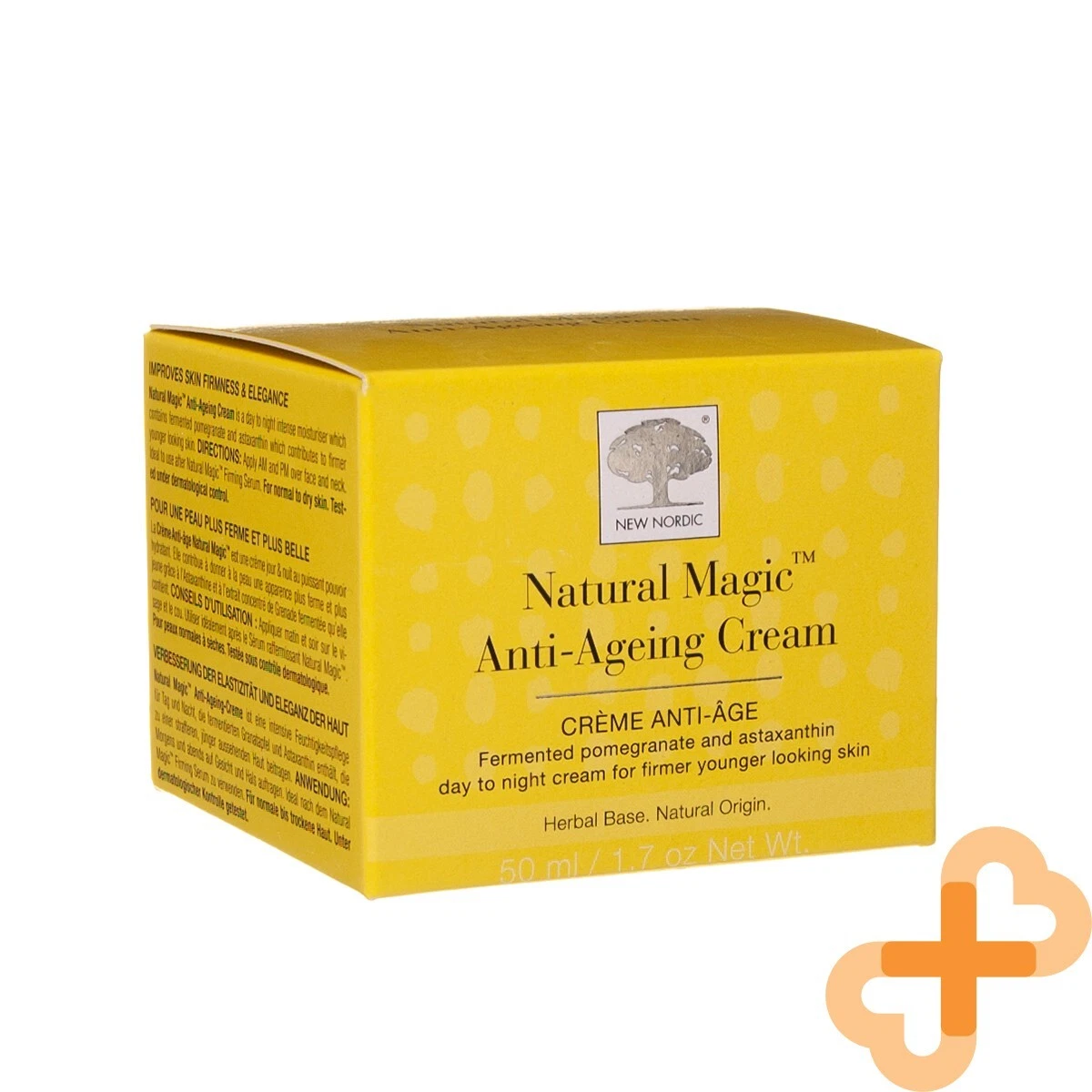 NEW NORDIC Natural Magic Anti Ageing Face Skin Cream 50 ml Herbal Base natural