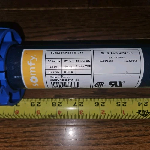 Somfy 504S2 Sonesse ILT2 Shade Motor 