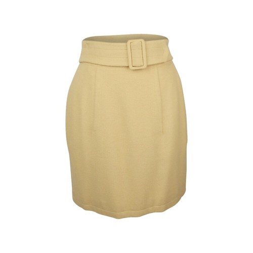 Jil Sander Vintage Skirt Suit Creamy Butter Bean Cashmere and Wool 36 / 4 - Picture 8 of 11