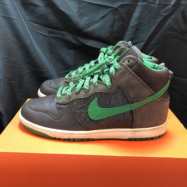 Size 7 - Nike Dunk High Stussy World Tour London for sale online | eBay