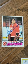 1977-78 TOPPS SIGNED CARD GILLES MELOCHE BARONS SEALS BLACKHAWKS NORTH STARS 109