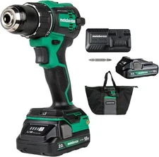 Metabo HPT 18V MultiVolt™ Cordless Driver Drill Kit | 620 in-lbs of Torque