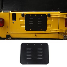 Exterior Rear Tailgate Exhaust Cover Trim Decor For Jeep Wrangler TJ 1997-2006