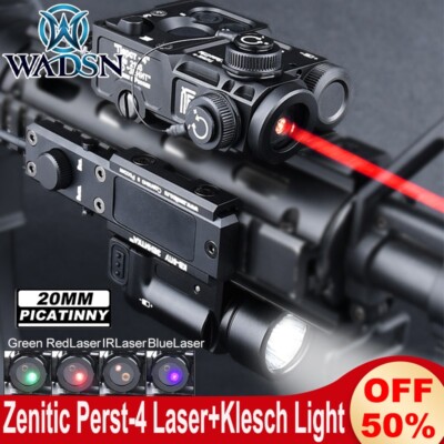WADSN PERST 4 Red Green Blue IR Laser KLESCH 2P 2U Flashlight with KV ...
